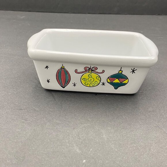 Christmas Loaf Pans Garden Ridge Mini Ceramic Snowman lot‎ of 2 VTG 6x3.5x3 - Picture 12 of 16